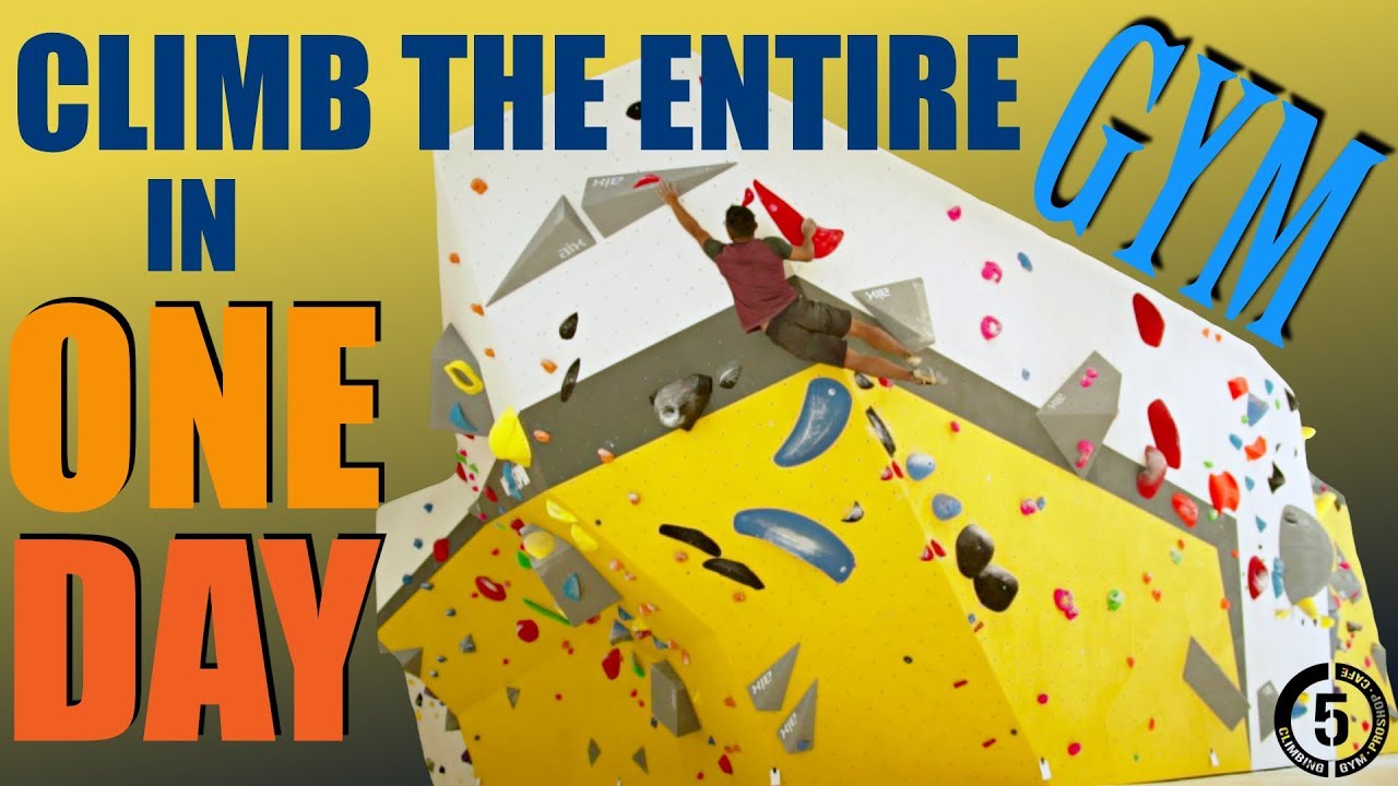 Climb ALL Boulder Problems in ONE DAY?? :: New Camp5 Utropolis Gym Vlog Video