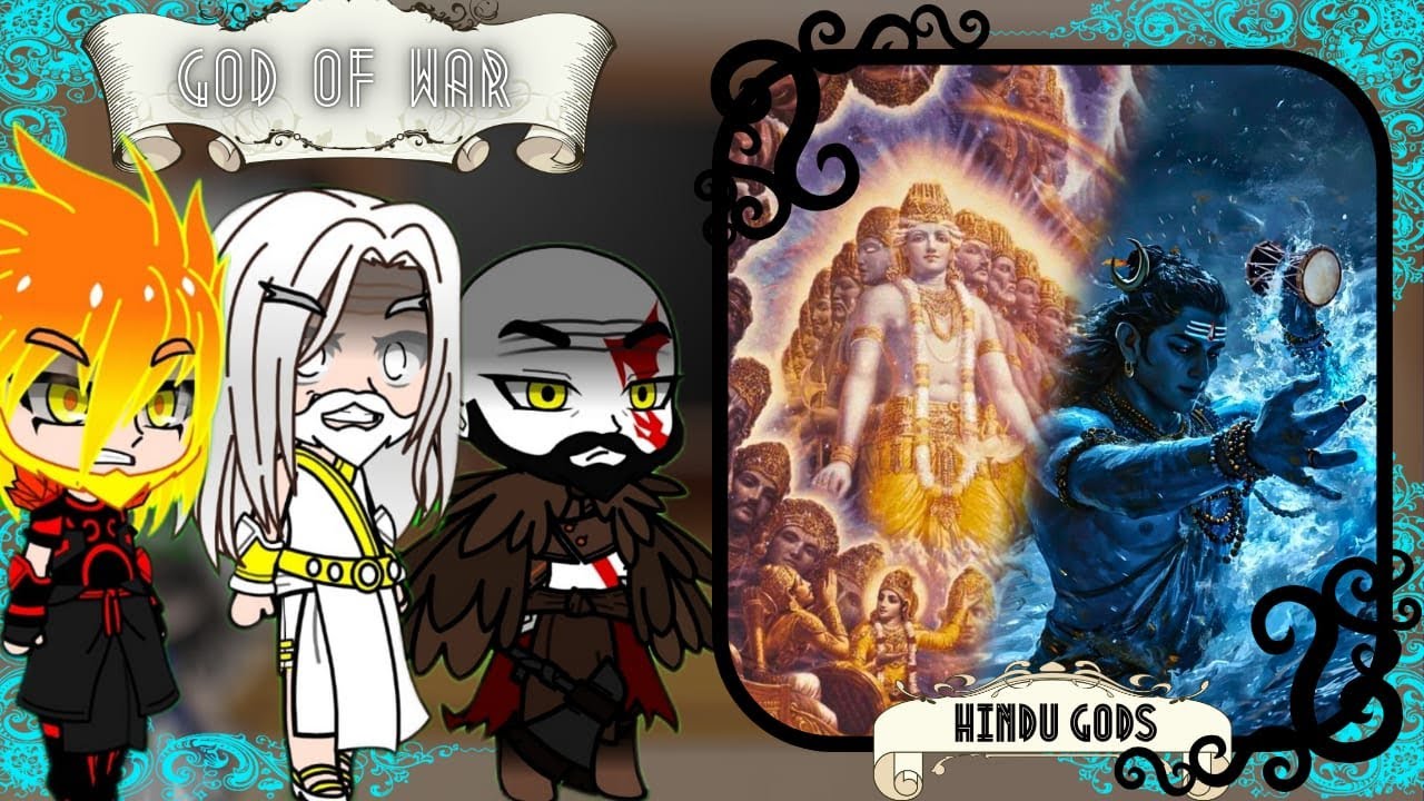 Персонажи God of War реагируют на индуистских богов {KALINGA GC} #godofwar #krishna #shiva #kratos