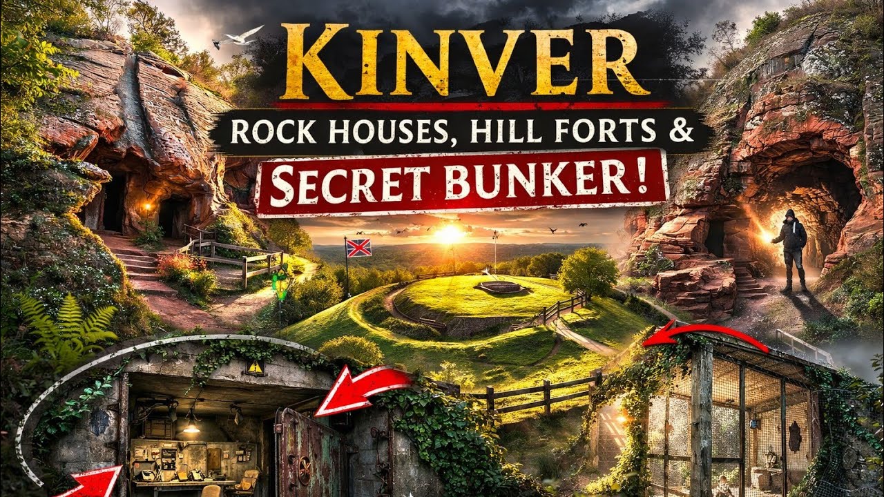 Kinver Rock Houses, Hill forts and secret bunker, Hidden History of Shropshire.