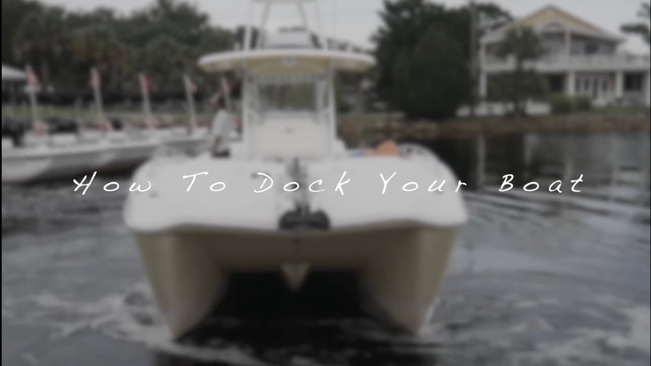 How to dock a boat! Charter Captain Secrets!