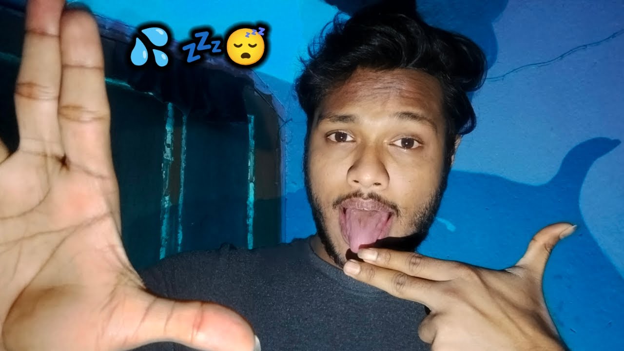 ASMR mouth sounds and hand movements | Spit Painting 💦