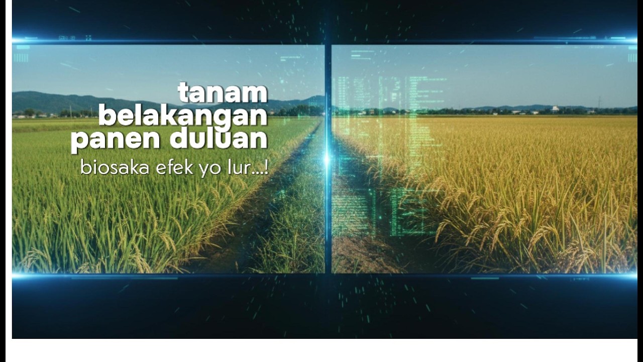 TANAM BELAKANGAN, PANEN BISA DULUAN: FAKTA SAINS TEKNOLOGI BIOSAKA