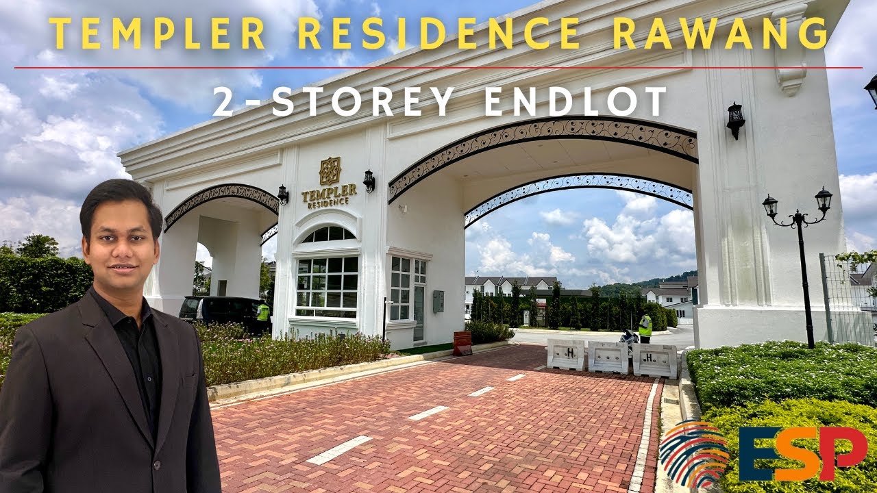 For Sale - RM880k | Templer Residence Rawang | 2-Storey Endlot | Renovated, Freehold, Clubhouse