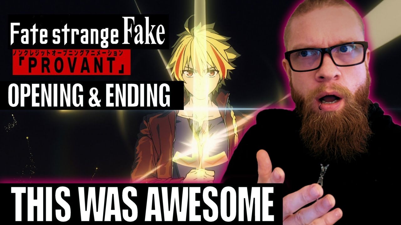 The Animation is AMAZING Fate/strange Fake Op & Ed Reaction