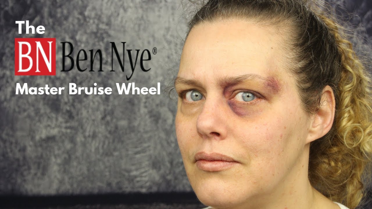 Как использовать колесо Ben Nye Master Bruise Wheel | Учебник по созданию спецэффектов для макияж...