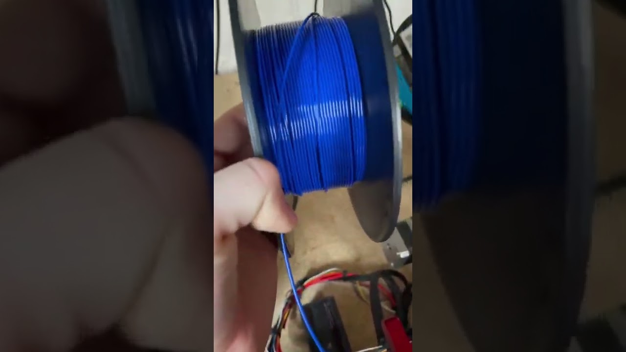 Failed print due to tangled filament