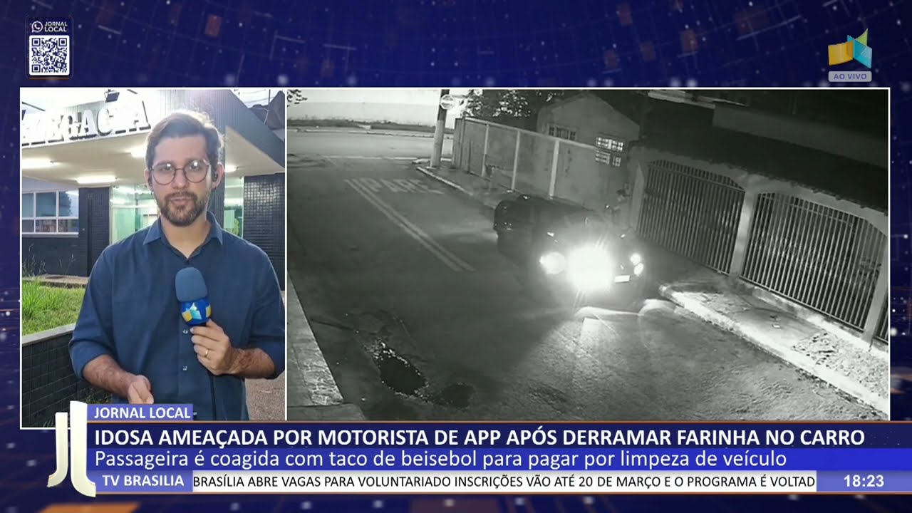 JL - Idosa ameaçada por motorista de app após derramar farinha no carro