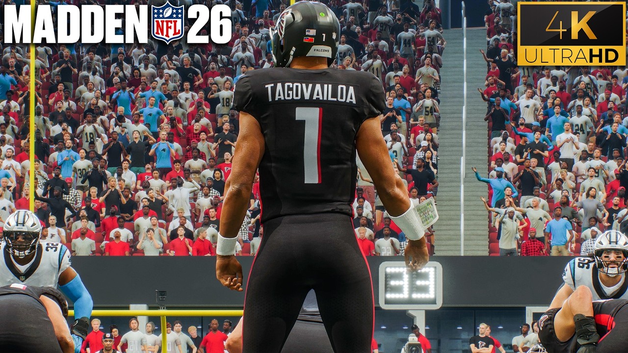 Tua Tagovailoa | Panthers vs Falcons (Madden 27 Rosters) PS5 Gameplay