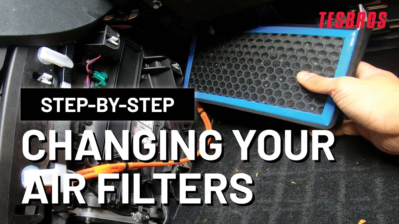 Stinky Tesla Smell? Model 3/Y 2017-2024 Pre-Refresh Air Filter Replacement and Evaporator Cleaning