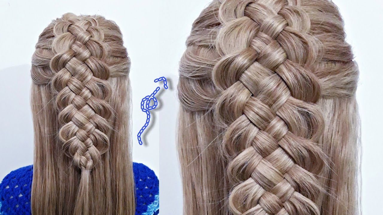 Trenza de 5 | Trenzas fáciles | La reina de las trenzas