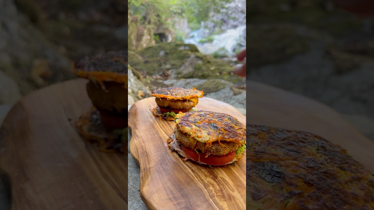 Mısır Gevrekli &Ccedil;ıtır Tavuk Burger 🐔 - healthy crispy chicken burger