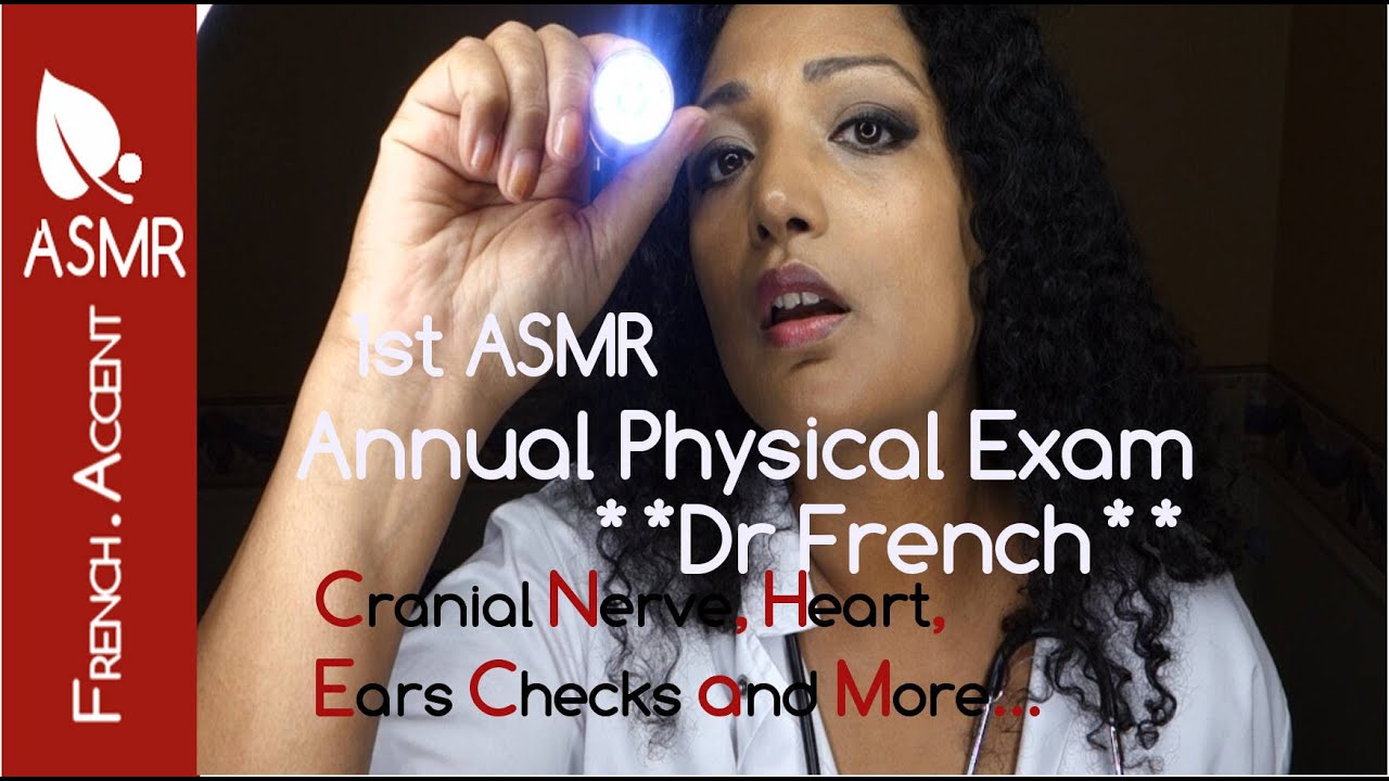 ASMR 🔍 annual physical exam with Dr [french accent] 💉 my 1st medical check up 💤 Sleep