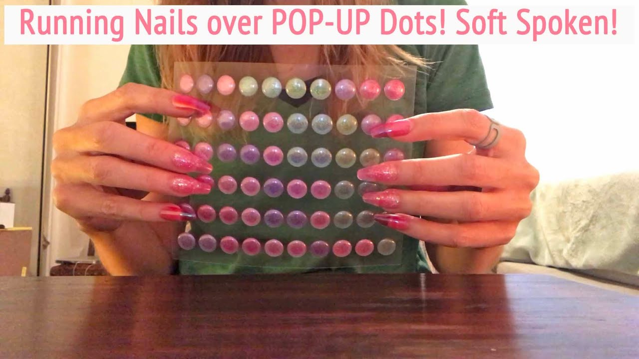 ASMR * POP-Up Dot Stickers! * Tapping & Scratching * Soft Spoken * ASMRVilla