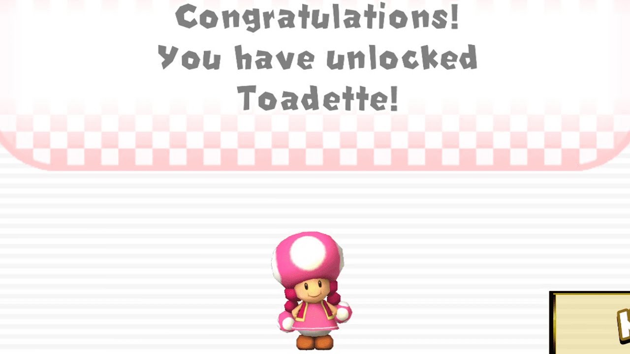 How to Unlock Toadette in Mario Kart Wii