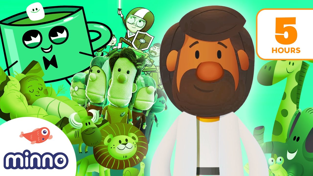 🔴 5 Hours All About God, Jesus, & the Bible! | Animated Bible Stories for Kids