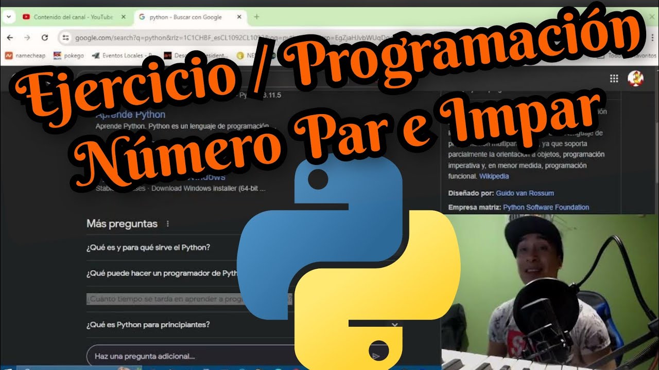 python numero par o impar.  programa nivel PRO. solucion tutorial. como hacer programa