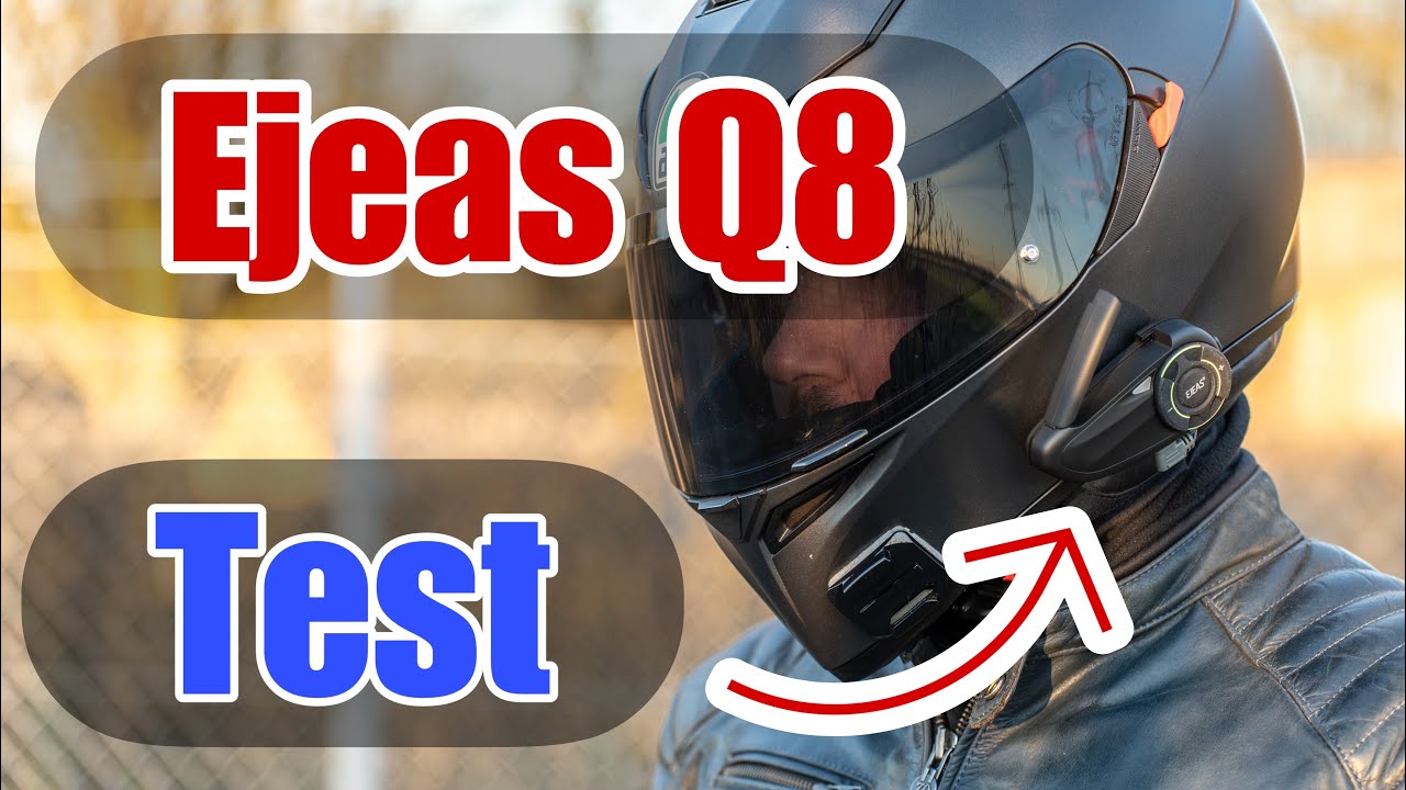 EJEAS Q8 - Intercom Test - Handling - Sound - Reichweite - Qualität