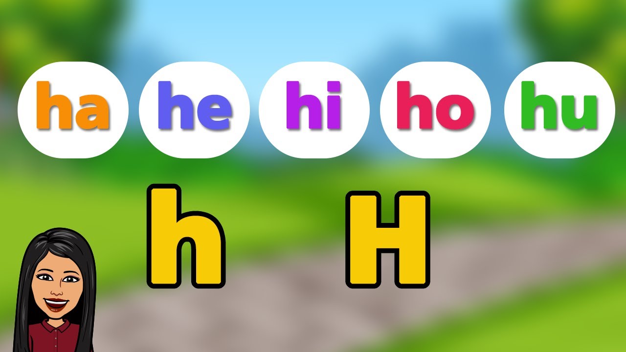 💎 Sílabas Ha He Hi Ho Hu | Letra Imprenta