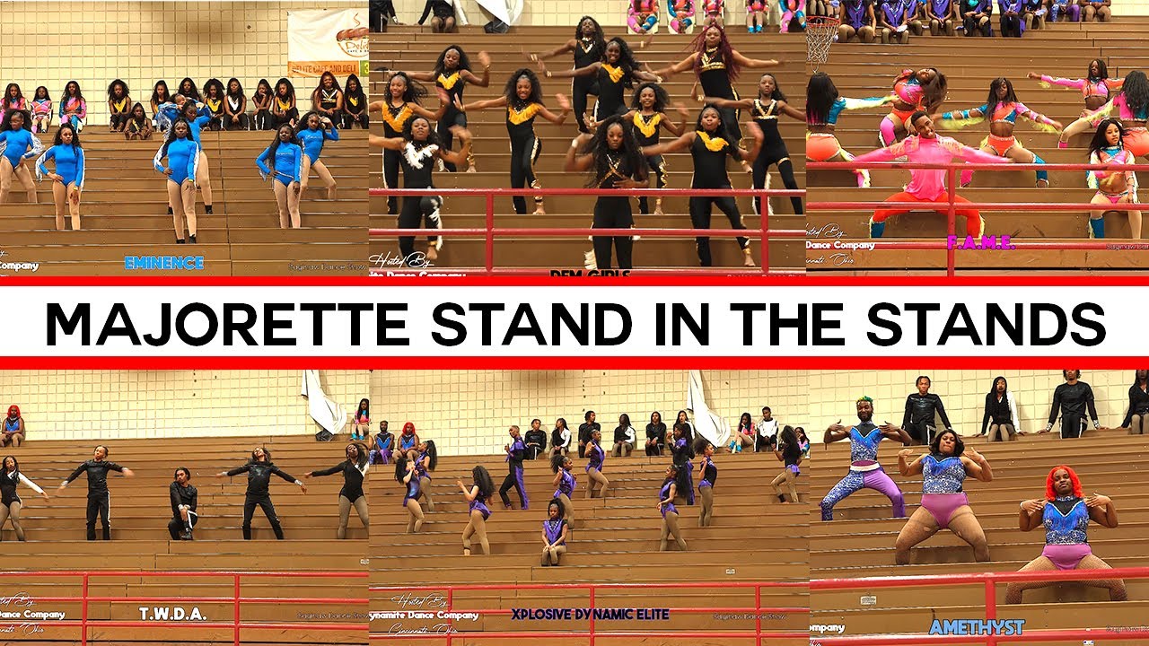 High School Dance Competition - STAND IN THE STANDS - MAJORETTE DANCE SHOW