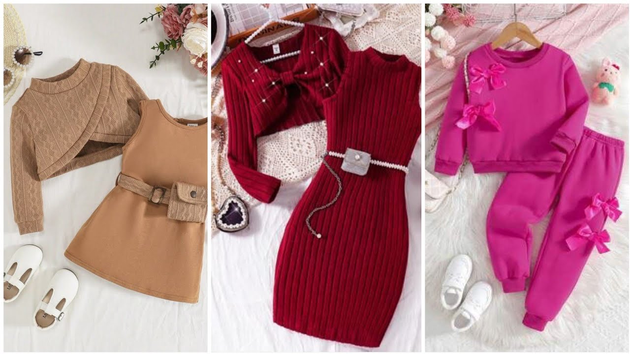 موضة شتاء 2026 للبنات صغار Children's clothes for 