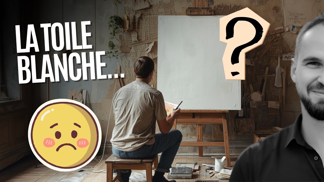 La PEUR de la toile blanche : Solutions !