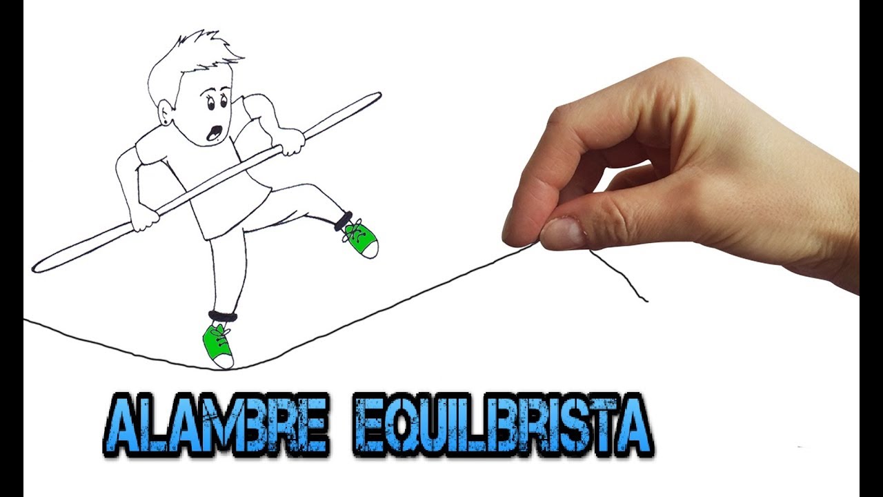 Como hacer un muñeco equilibrista de alambre paso a paso muy fácil