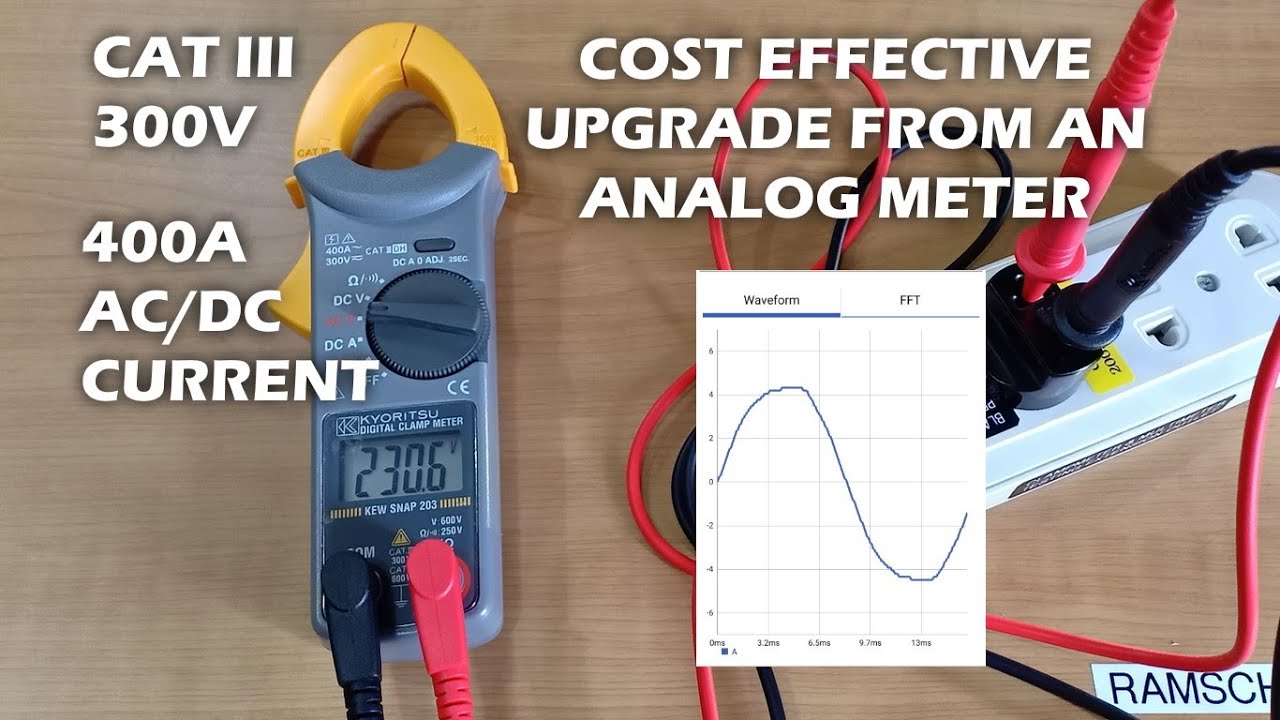 [ENGLISH SUB] Kyoritsu Kew Snap 203 AC & DC Current Digital Clamp Meter- Unboxing and Review