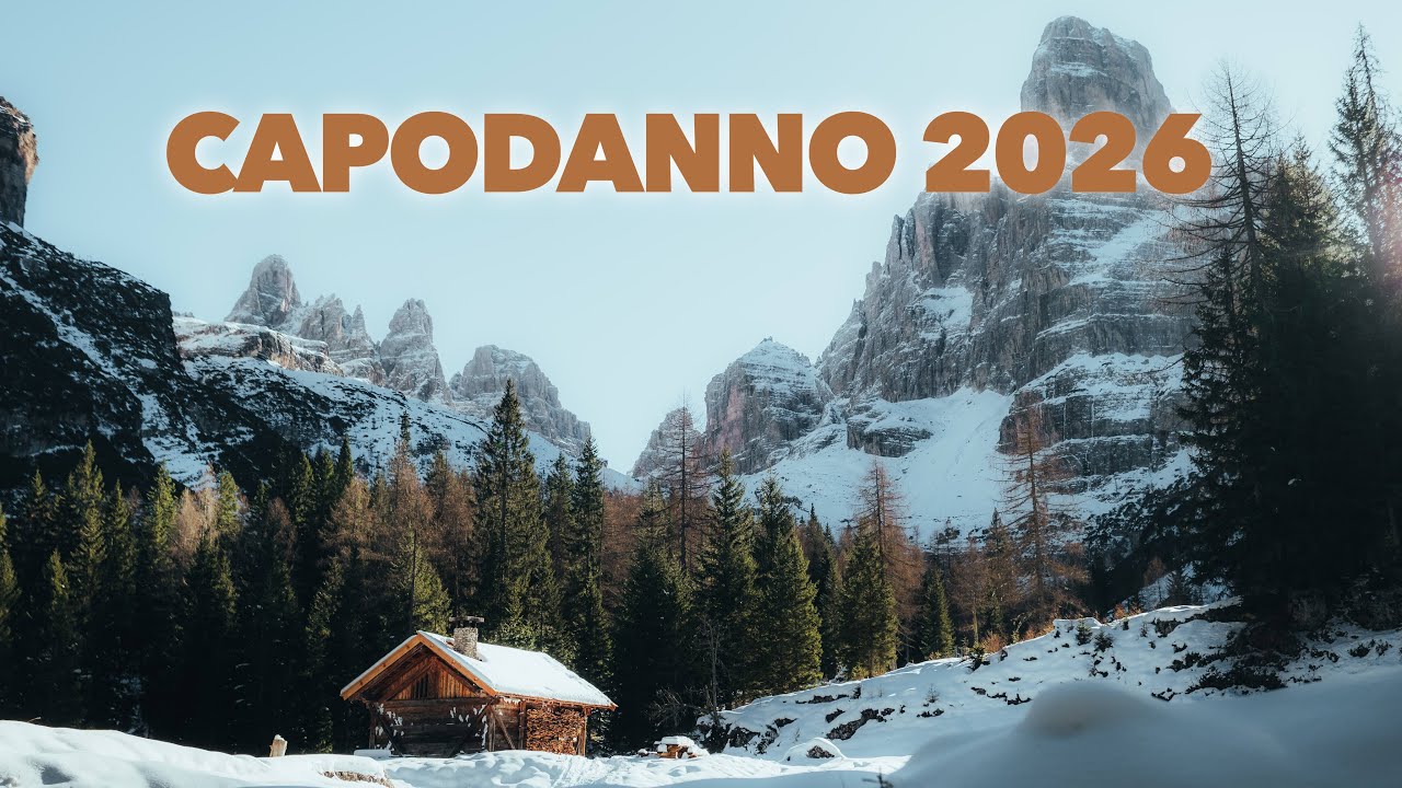CAPODANNO 2026 IN UNA CASA IN MONTAGNA NELLE DOLOMITI DI BRENTA [4K]