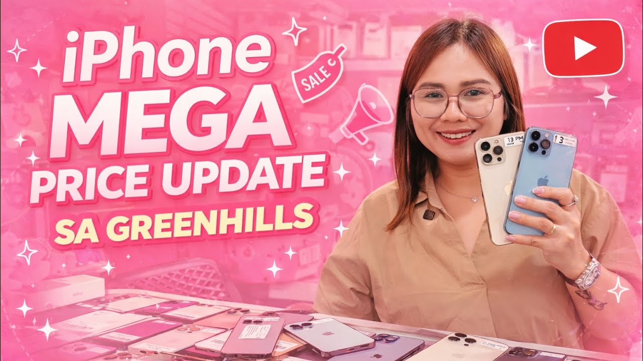 FULL PRICE UPDATE NG MGA LEGIT IPHONES DITO SA GREENHILLS! SUPER BABA NG PRICE!