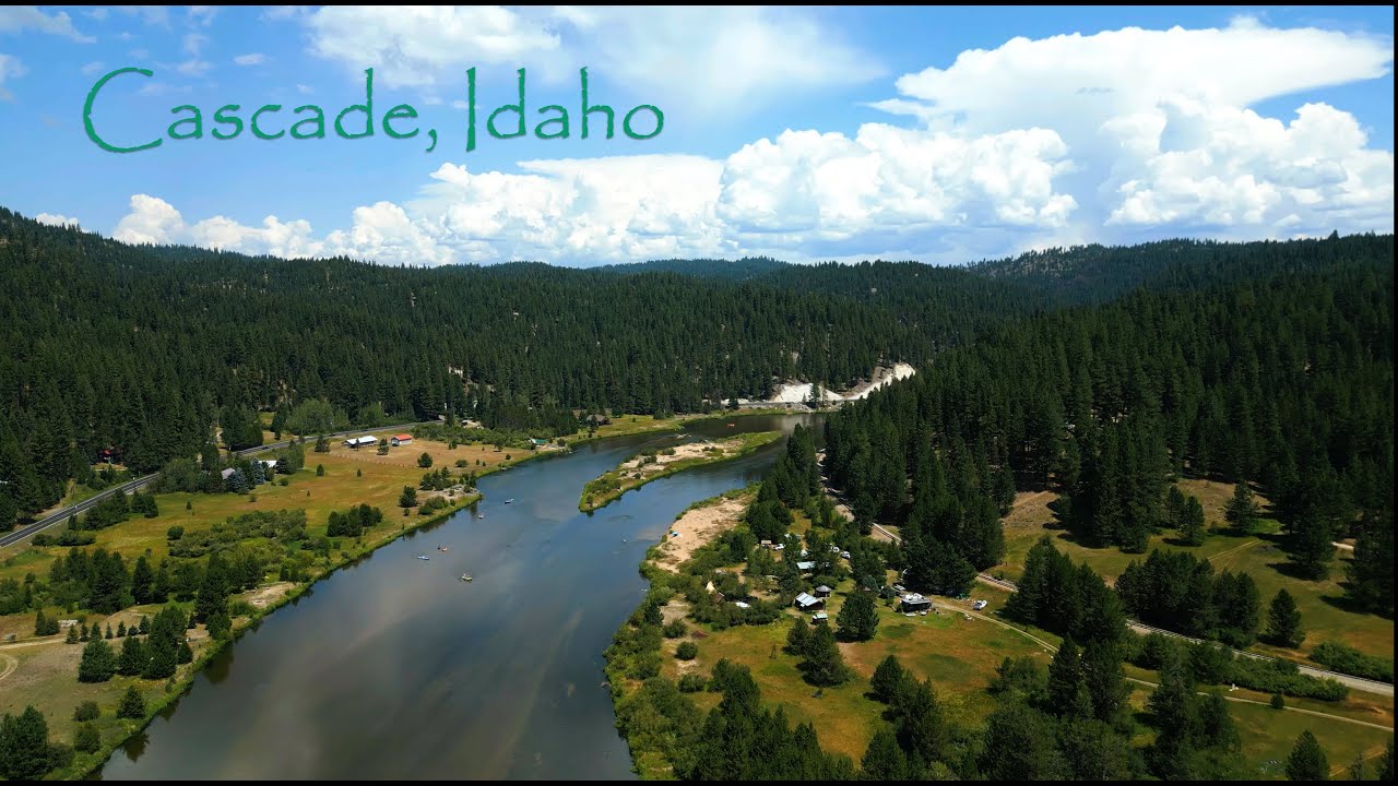 Cascade, Idaho - an aerial tour