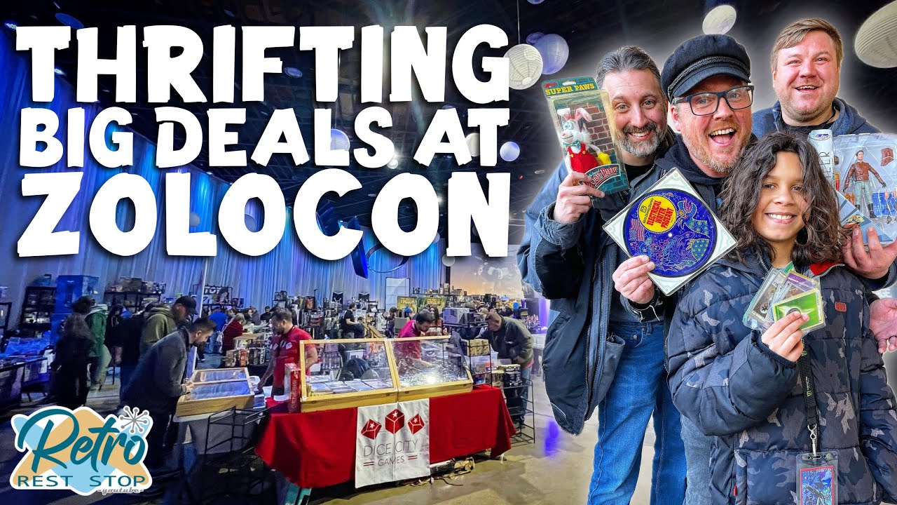 Thrifting A Toy Show Inside An Abandoned NASA Centrifuge At Zolocon | Physical Media Collecting