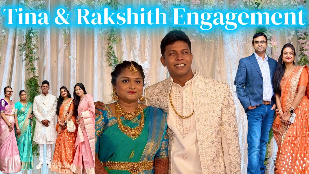 Tina & Rakshith Engagement Ceremony#vlog @Rollercoaster-q3d