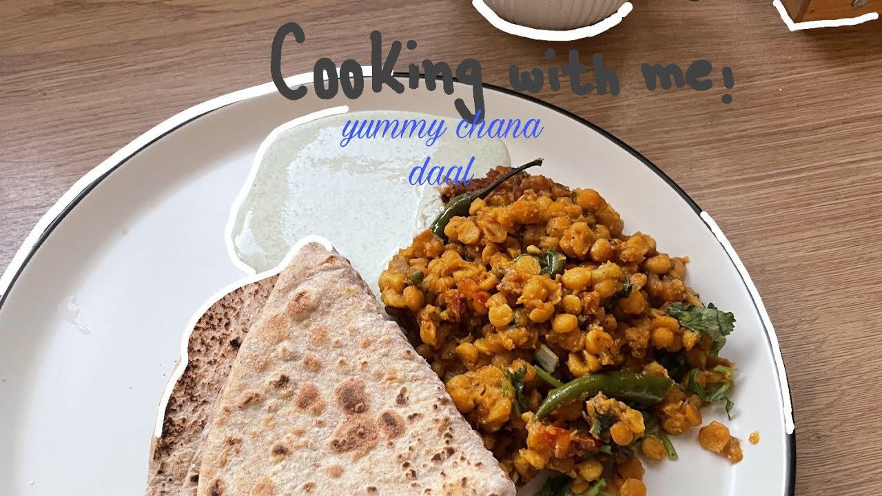 Chaney ki lazeez daal |  garum roti k sath maza a gia 