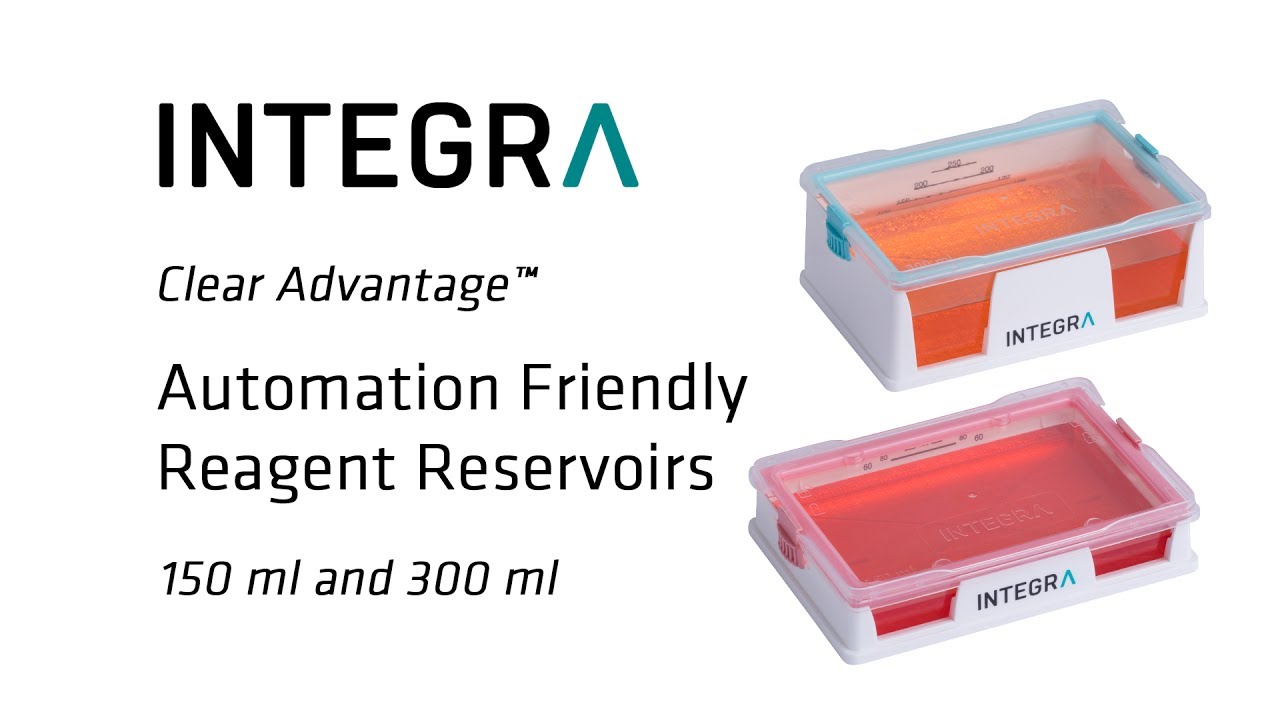 150 and 300 ml Reagent Reservoirs With Lowest Dead Volume (Polystyrene/Polypropylene)