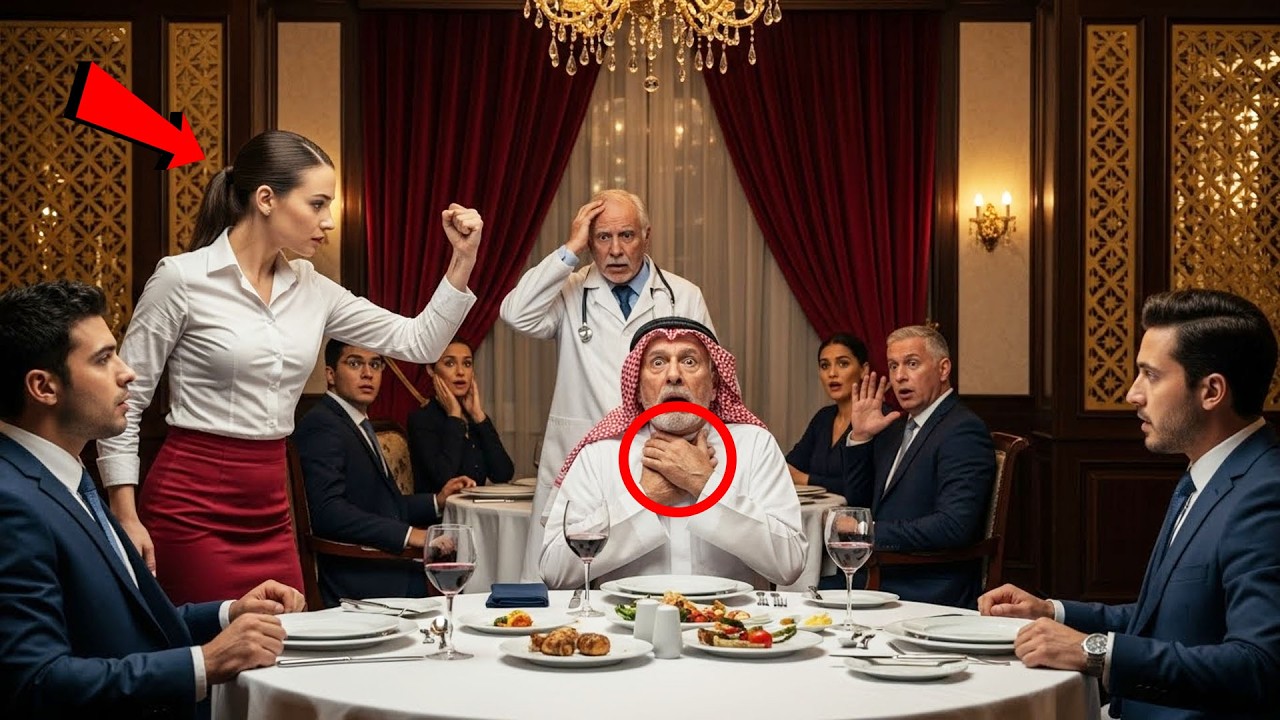 Arab Billionaire Collapsed Eating — Doctors Failed, Waitress Saved Him with Bedouin Skill