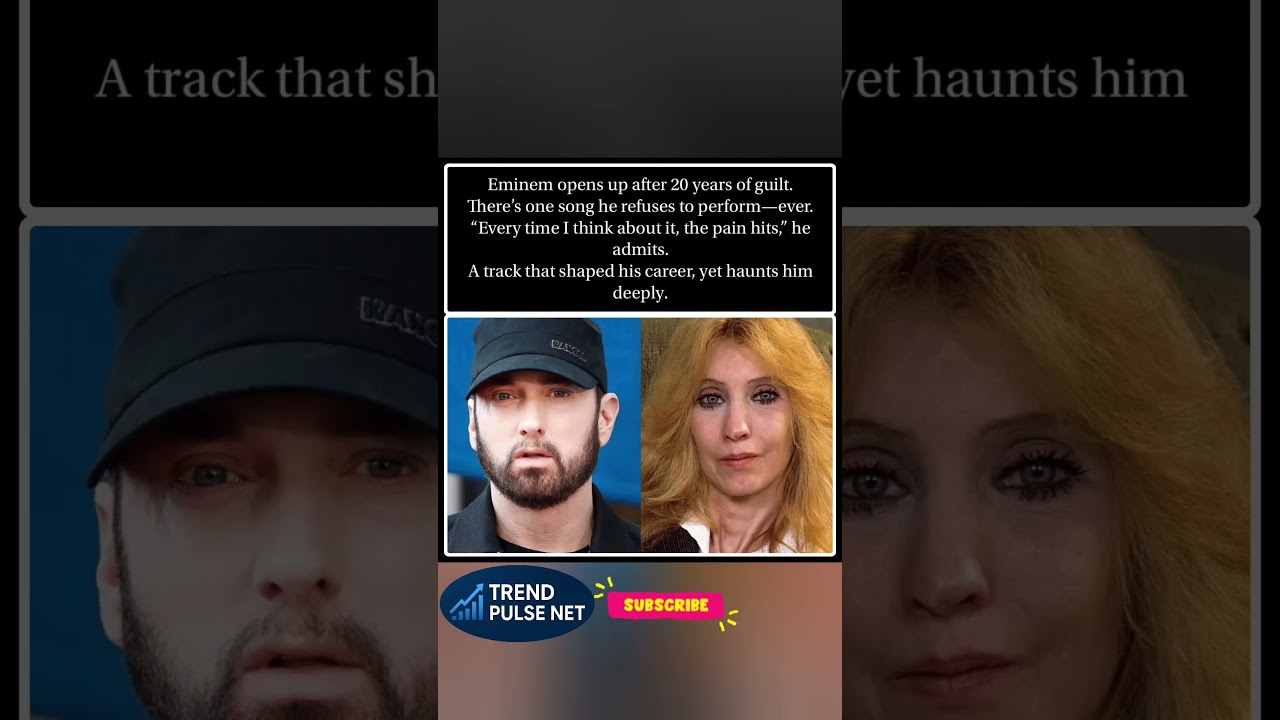 20 Years Later, Eminem Still Refuses to Perform This Song The Pain Is Too Deep
