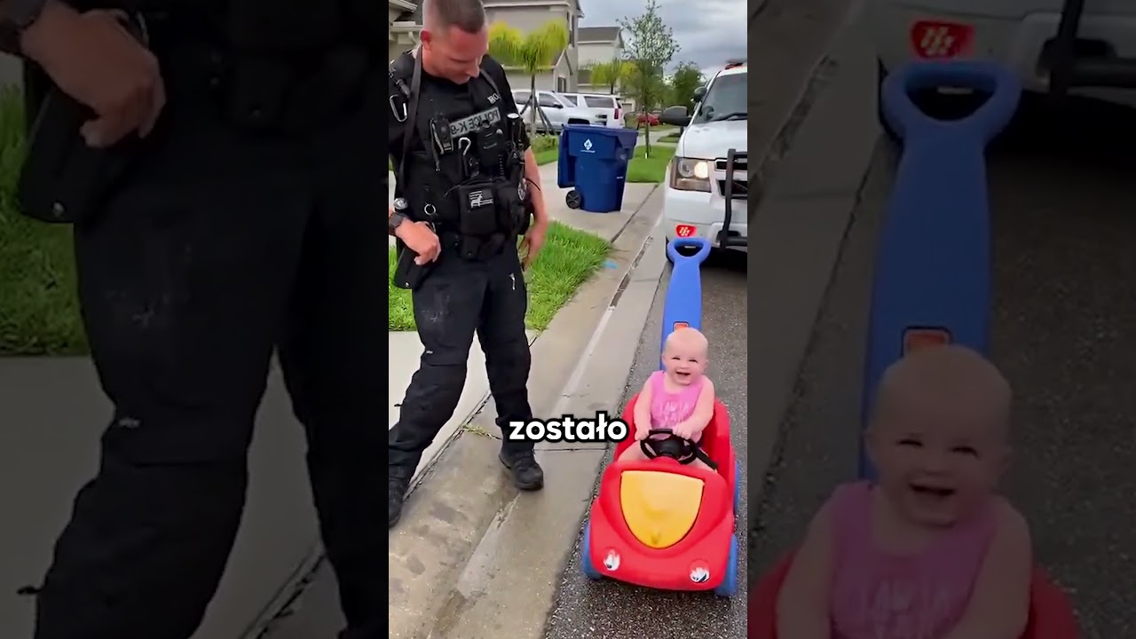 Ten policjant dobrze wykonuje swoją pracę!👮