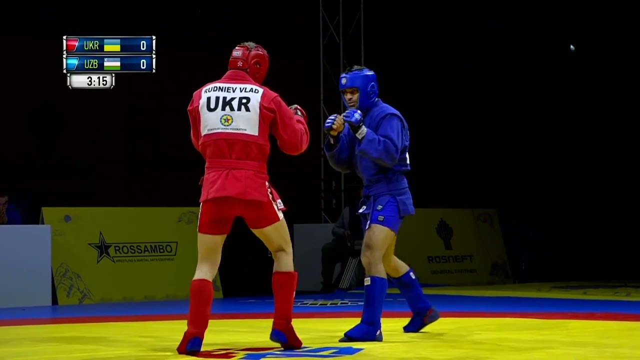 RUDNIEV Vladyslav (UKR) - KUDRATOV Istam (UZB) 74kg COMBAT MEN FINAL