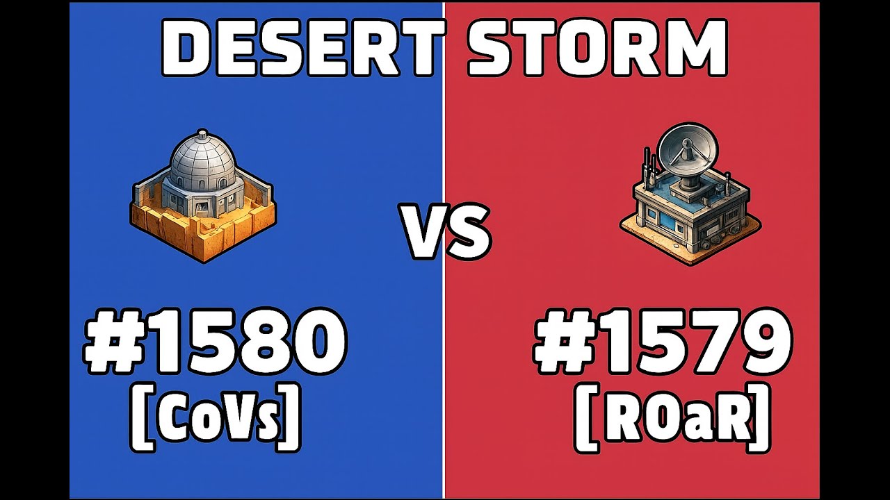 Last War Survival - Desert Storm - 1580 CoVs  vs  1579 ROaR #lastwarsurvivalgame