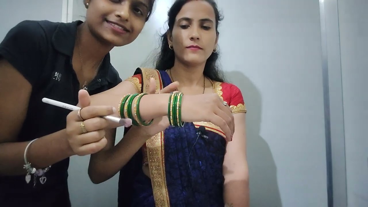 Asmr perfectionists/clothes adjustment/bangles adjust /hair fixing/face brushing#asmrperfectionist 