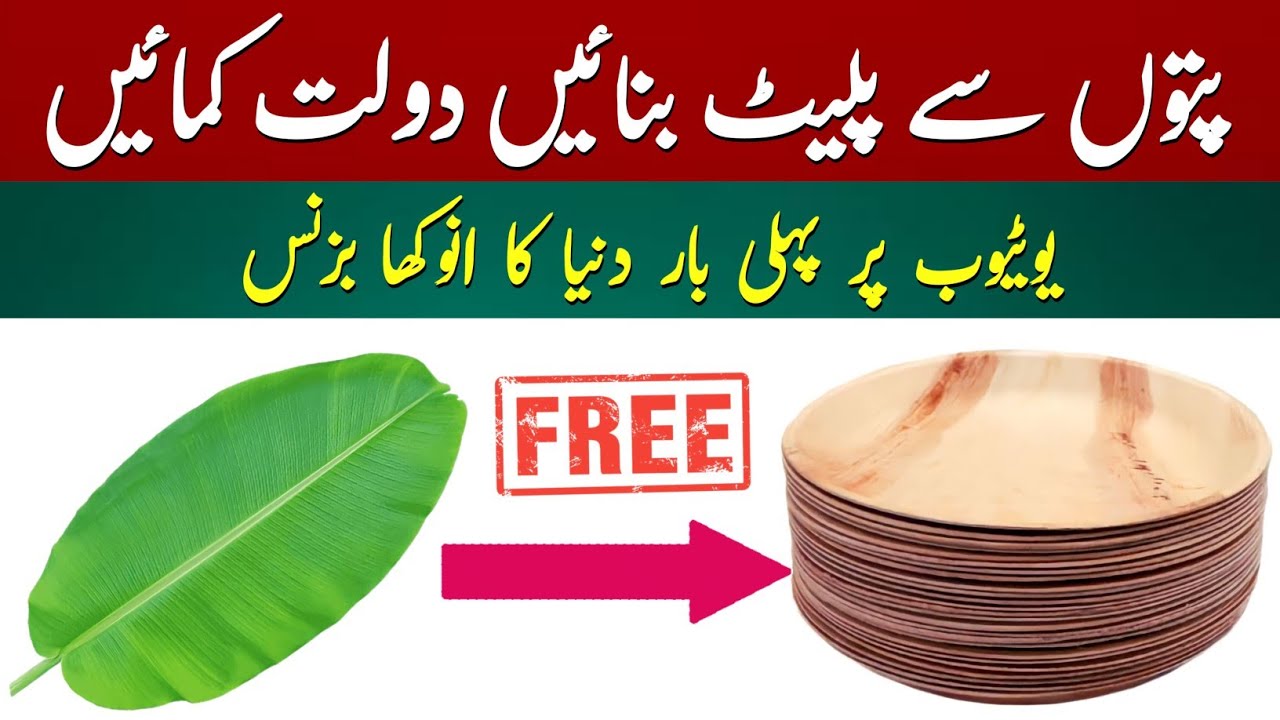 Banana Leaf Plates Making Machine,  How To Form Plates From Areca,Banana Leaf, Areca Leaf Plates
