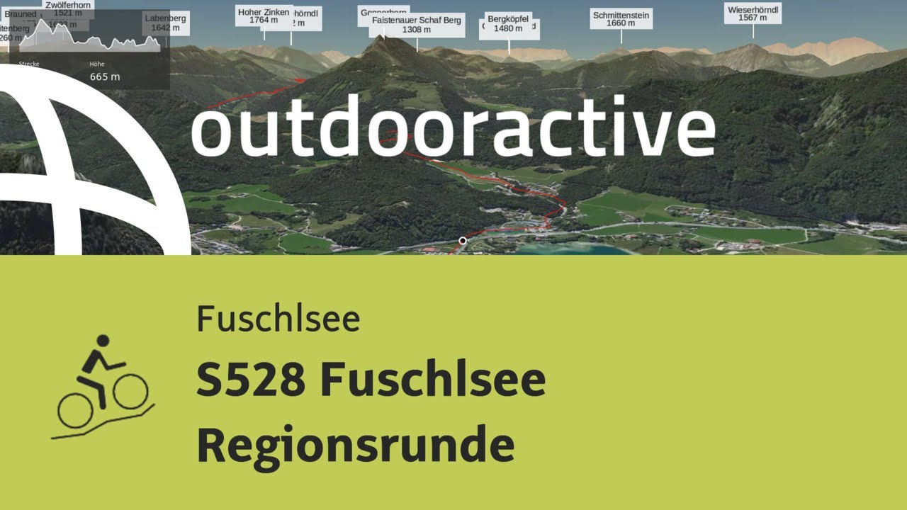 Mountainbike-tour in der Fuschlseeregion: S528 Fuschlsee Regionsrunde