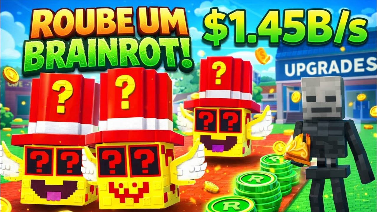 🔴ROUBE UM BRAINROT AO VIVO🔴 - Trocas e PvP - 🎉