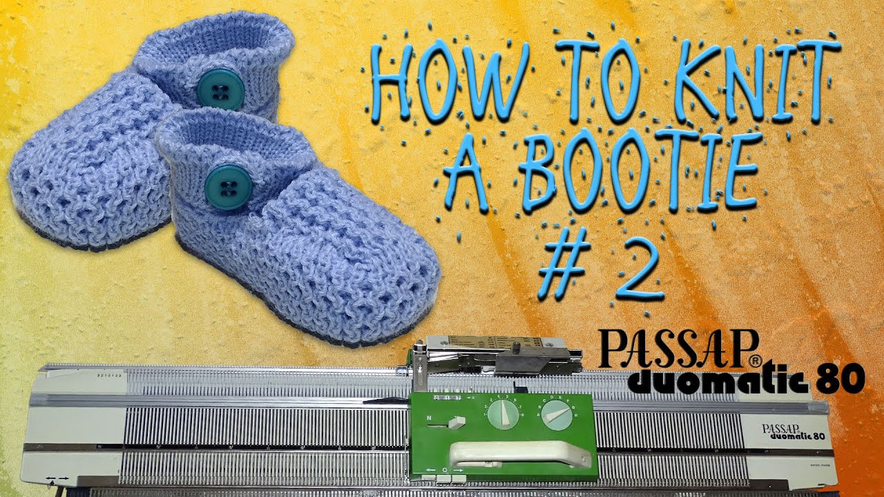 Baby Bootie From the Passap Magazine (Passap DM80)