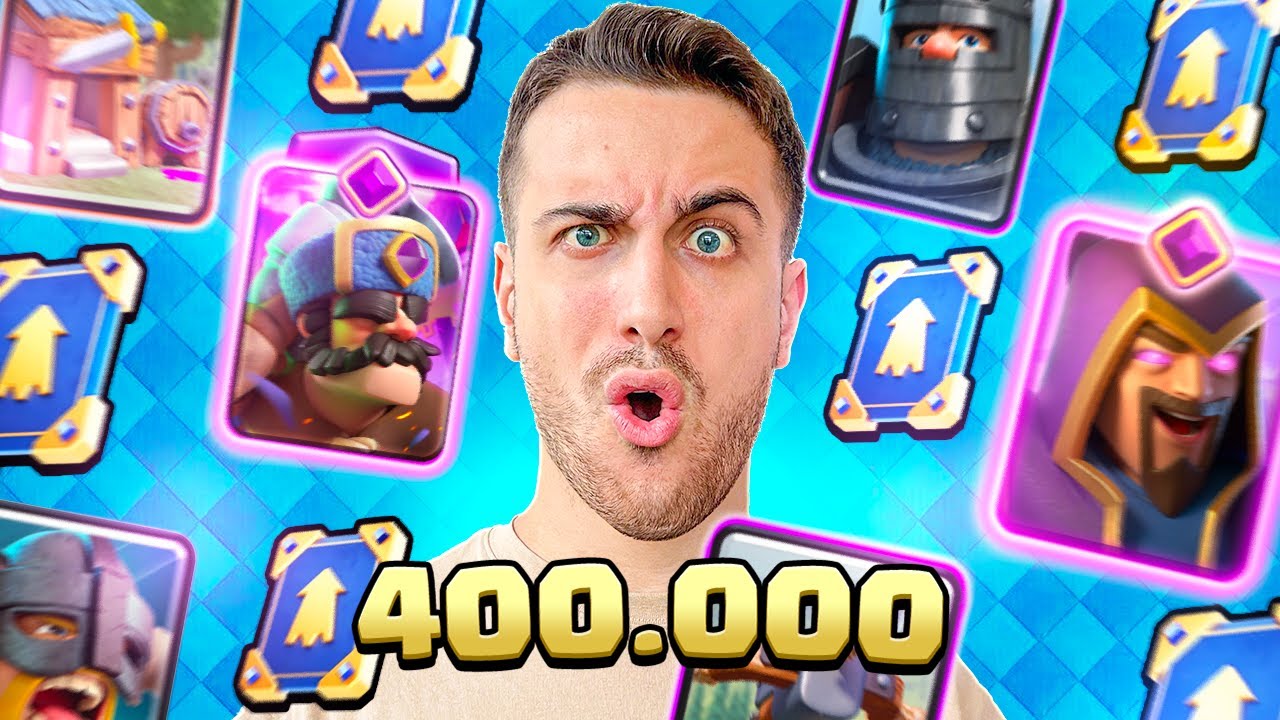 400.000 JOLLY ELITE per MAXARE Carte che NON USO... Clash Royale ITA!