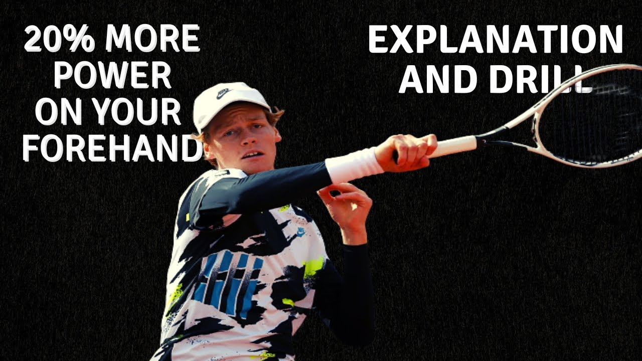 20% faster forehands.  The technique and the drill