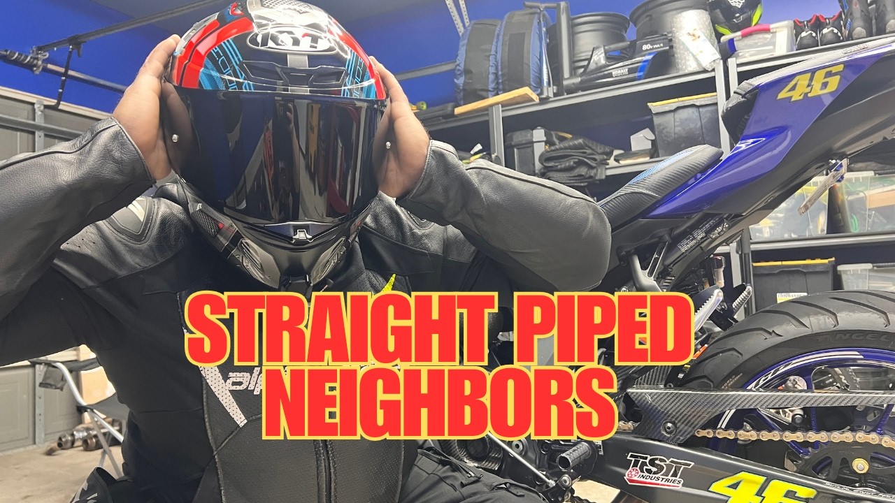 POV: Straight Piped Sportbike Commute Sorry Neighbors