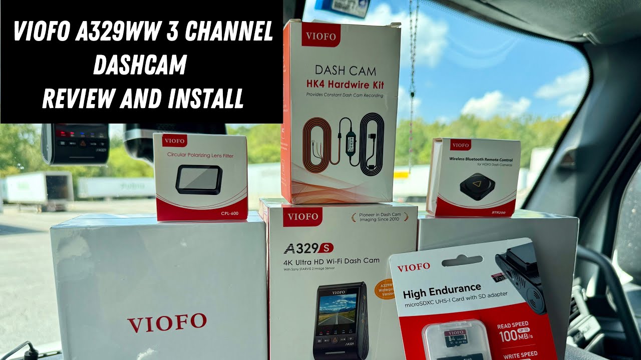 Обзор и установка 3-канального видеорегистратора Viofo A329WW