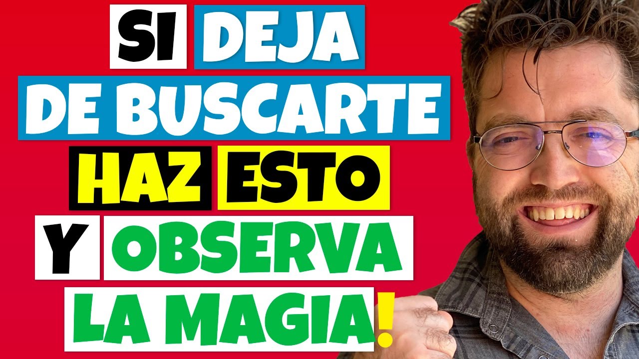 CUANDO ÉL DEJA de PERSEGUIRTE ¡HAZ ESTO! Y COMPRUEBA LA MAGIA
