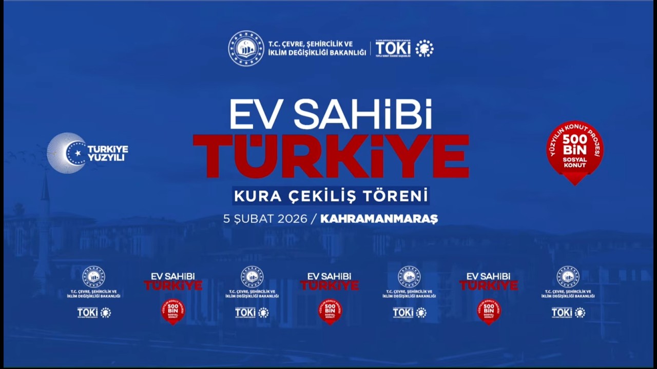 TOKİ Kahramanmaraş Kura Çekim Töreni